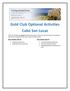 Gold Club Optional Activities Cabo San Lucas