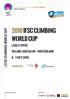 2018 ifsc CLIMBING WORLD CUP