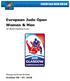 European Judo Open Women & Men