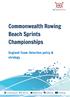 Commonwealth Rowing Beach Sprints Championships. England Team: Selection policy & strategy
