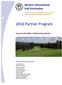 2016 Partner Program. Western Pennsylvania Golf Association. Connect with golfers in Western Pennsylvania
