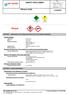 SAFETY DATA SHEET Revised edition no : : Non flammable, non 5.1 : Oxidizing