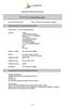 Material Safety Data Sheet. FE-227 fire extinguishing agent