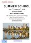 SUMMER SCHOOL. July 2 nd August 31 st, Exciting Weeks A.C.T. SKATING CENTRE