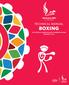 TECHNICAL MANUAL BOXING XXII CENTRAL AMERICAN AND CARIBBEAN GAMES VERACRUZ 2014 BOXING TECHNICAL MANUAL