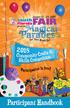 SOUTH FLORIDA FAIR Community Creative Crafts & Skills Participant Handbook