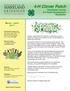 4-H Clover Patch Dorchester County 4-H Youth Development Newsletter
