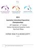 2015 Australian Interschool Equestrian Championships