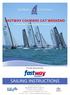 2018 Fastway Couriers CAT Weekend Sailing Instructions