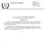 ANNUAL REPORT TO THE GENERAL ASSEMBLY OF THE UNITED NATIONS FOR THE YEAR Explanatory Note