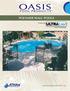POLYMER WALL POOLS. Featuring. Liner Technology. oasisswimmingpoolproducts.com