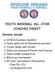 YOUTH BASEBALL ALL-STAR COACHES PACKET
