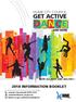 GET ACTIVE 2018 INFORMATION BOOKLET HUME CITY COUNCIL AND MORE FOR ALL AGES AND ABILITIES!