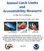Annual Catch Limits and Accountability Measures