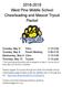 West Pine Middle School Cheerleading and Mascot Tryout Packet