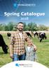 Spring Catalogue. SPRING 2018 Catalogue