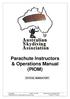 Parachute Instructors & Operations Manual (PIOM) STATUS: MANDATORY