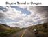 Bicycle Travel in Oregon