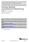 Kentucky Medicaid Comprehensive Preferred Drug List (List of Covered Drugs)