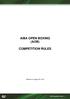 AIBA OPEN BOXING (AOB) COMPETITION RULES