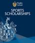 SPORTS SCHOLARSHIPS. CRICKET page 2 HOCKEY page 5 NETBALL page 8 RUGBY FOOTBALL page 11 TENNIS page 14 ATHLETE DEVELOPMENT page 17