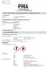 SAFETY DATA SHEET CLGR - PMA CLEAR GREASE 500ML