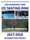 ICE SKATING RINK First Skate in 2012