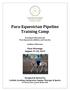 Para-Equestrian Pipeline Training Camp