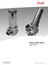 Safety relief valves, type SFA 15 REFRIGERATION AND AIR CONDITIONING. Technical leaflet