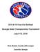 Year-Old Softball. Georgia State Championship Tournament. July 9-13, 2016