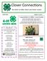 Clover Connections. Newsletter for Miller, Maries and Pulaski Counties. Congratulations to Miller County Royalty. March 2016 Volume 2, Issue 5