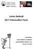 Junior Netball 2017 Information Pack