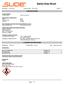 Issue Date: 01-Sep-2012 Revision Date: 23-Apr-2014 Version 1 1. IDENTIFICATION. Aerosol spray lubricant. 2. HAZARDS IDENTIFICATION