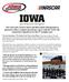 Pictures from the Iowa Speedway 2017 Practicum Class Further Course Information The class begins on June 12 th and will meet for a full day on June