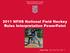 2011 NFHS National Field Hockey Rules Interpretation PowerPoint