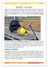COMPILED BY : - GAUTAM SINGH STUDY MATERIAL SPORTS Softball - Overview