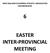 NEW ZEALAND CHILDRENS ATHLETIC ASSOCIATION INCORPORATED EASTER INTER-PROVINCIAL MEETING