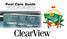 Pool Care Guide water care, water clean, water clear... TM. your pool care with ClearVIEW quality products