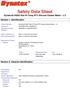 Safety Data Sheet. Dynatex Red Hi-Temp RTV Silicone Gasket Maker - L/V. Section 1. Identification. Section 2. Hazards Identification