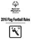 Special Olympics Delaware. Flag Football Rules