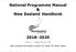 National Programme Manual & New Zealand Handbook