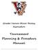 Greater Vernon Minor Hockey Association. Tournament Planning & Procedure Manual