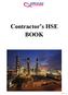 Contractor s HSE BOOK