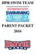 HPR SWIM TEAM PARENT PACKET 2016
