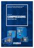 HIGH AND LOW PRESSURE COMPRESSORS FOR PURE BREATHING AIR - NITROX AND TECHNICAL GASES CATALOG 2018 COMPRESSORS BREATHING AIR