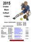 2015 Greater Miami Softball League
