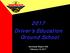 2017 Driver s Education Ground School