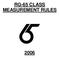 RG-65 CLASS MEASUREMENT RULES