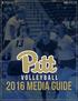 volleyball 2016 quick facts I /Pittvolley