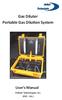 Gas Diluter Portable Gas Dilution System User s Manual